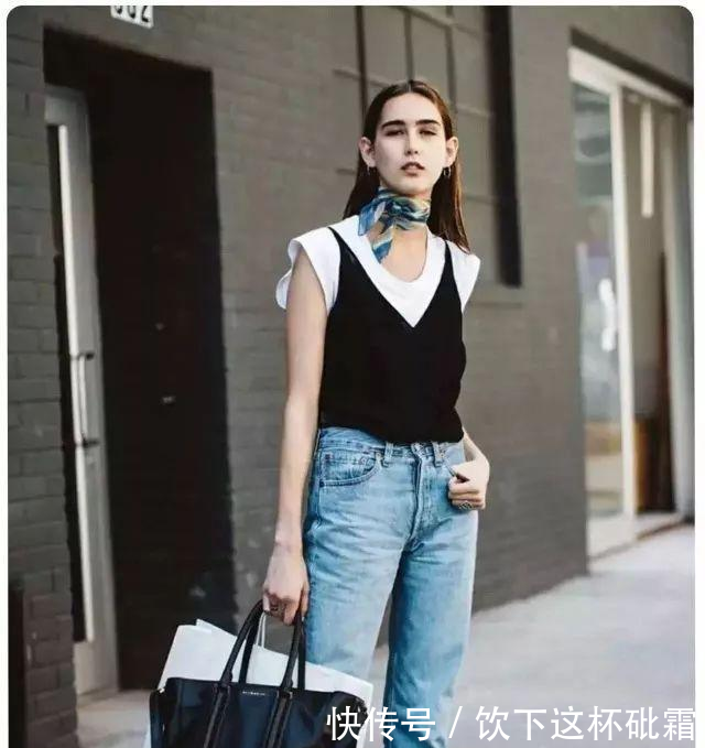 平底鞋这样穿，就能比高跟鞋还显高