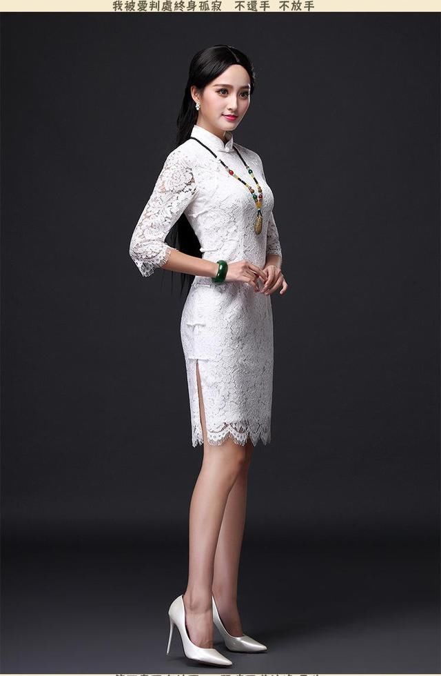 不同面料风格在旗袍上的呈现