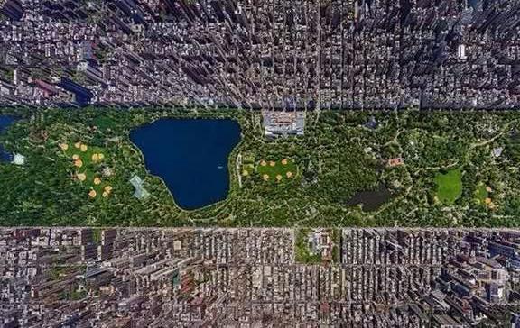 纽约市中心的大楼为何连在一起？