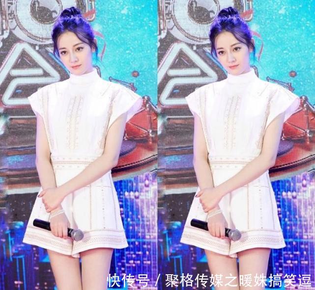 被迪丽热巴的造型给雷到了！除了双腿够惊艳，还有身上的连体裤