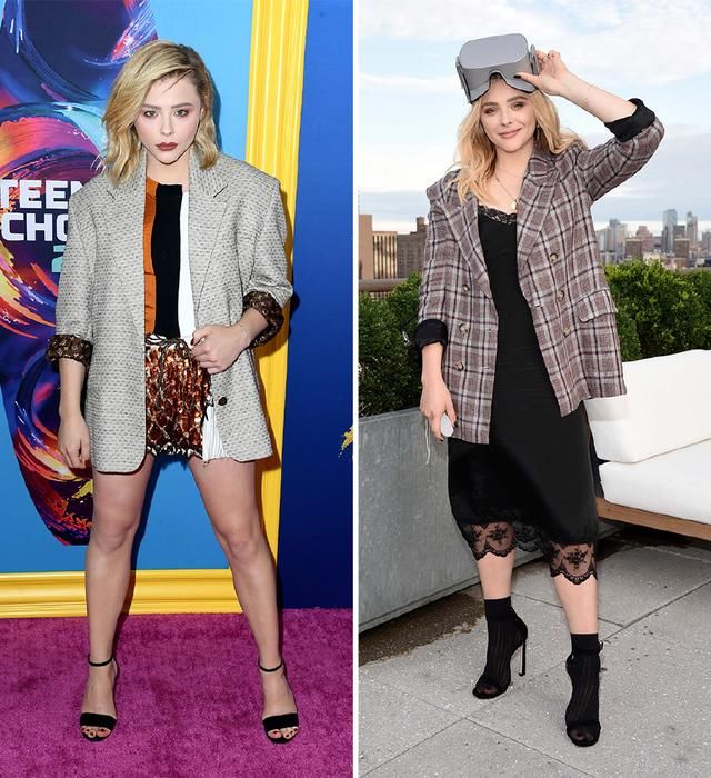 超杀女莫瑞兹被造型师坑了?印花西装不仅显肩宽，连脖子都不见了