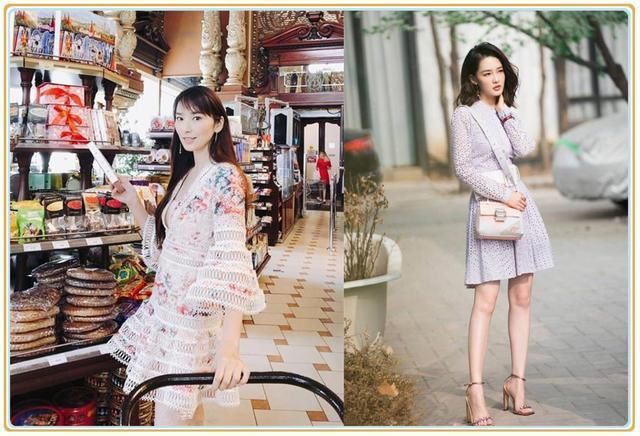 同穿镂空裙，40岁吴佩慈不敌28岁李沁，网友：果然年轻就是资本！