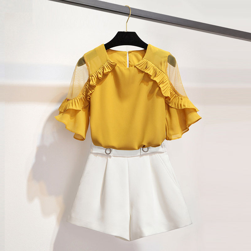 千盼万盼“雪纺套装”终于上新了!美的路人目不转睛!年轻且显嫩