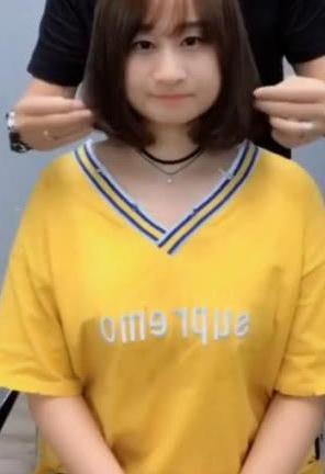 国字脸小姐姐的逆袭路，原来发型这么重要：这是整容了吧