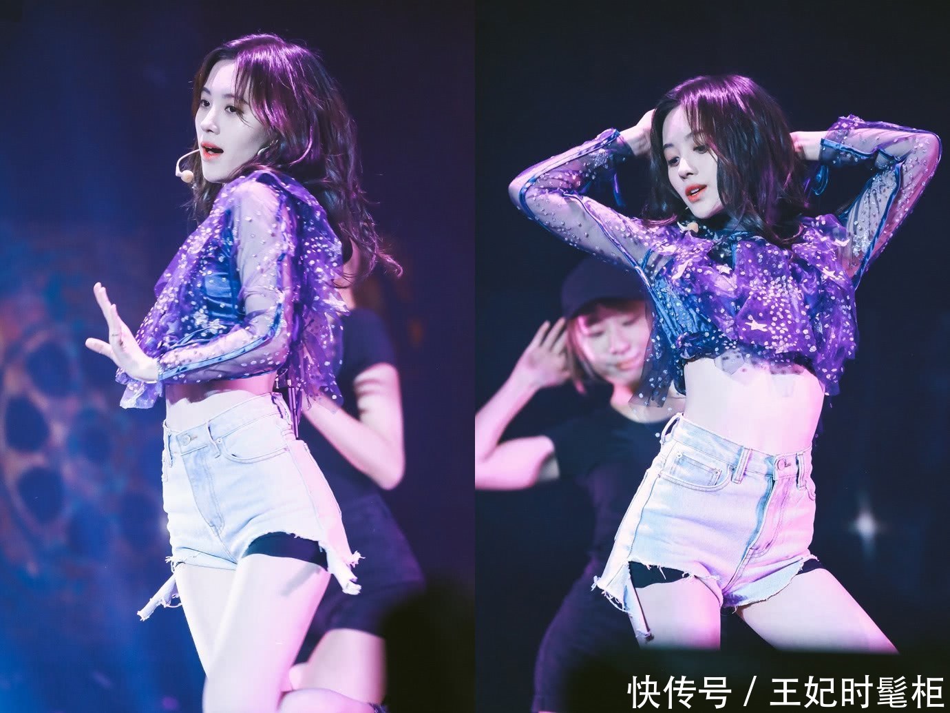 鞠婧祎穿绑带短裤现身，一走路就尴尬了！网友：腿短是硬伤！