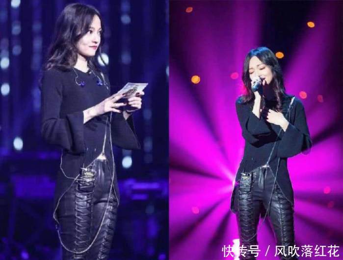 被邓紫棋撑爆的皮裤, 更换“代言人”张韶涵穿成了小仙女