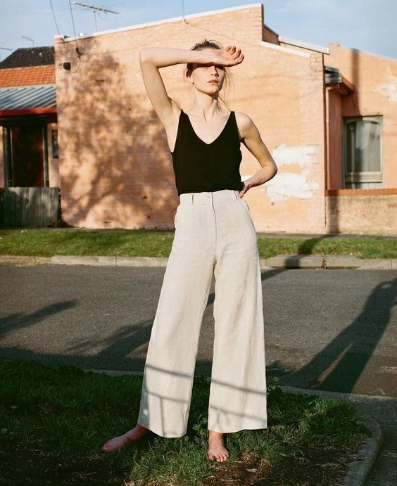 倪妮的这3条阔腿裤我可以穿一夏天，太好看!!