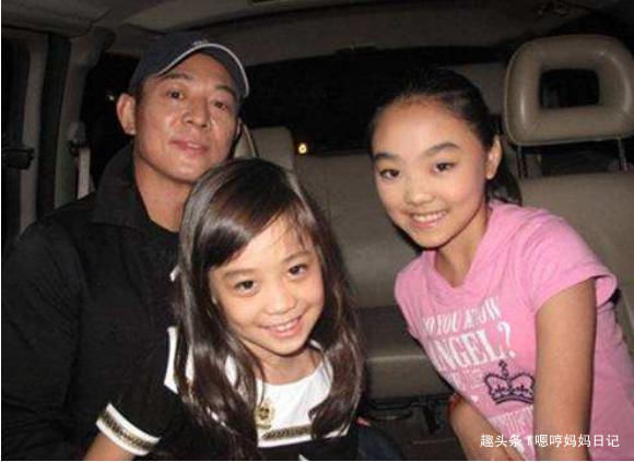  『就像李连』有种“不公平”基因叫李连杰，看了2个女儿，一个清秀一个嘴大