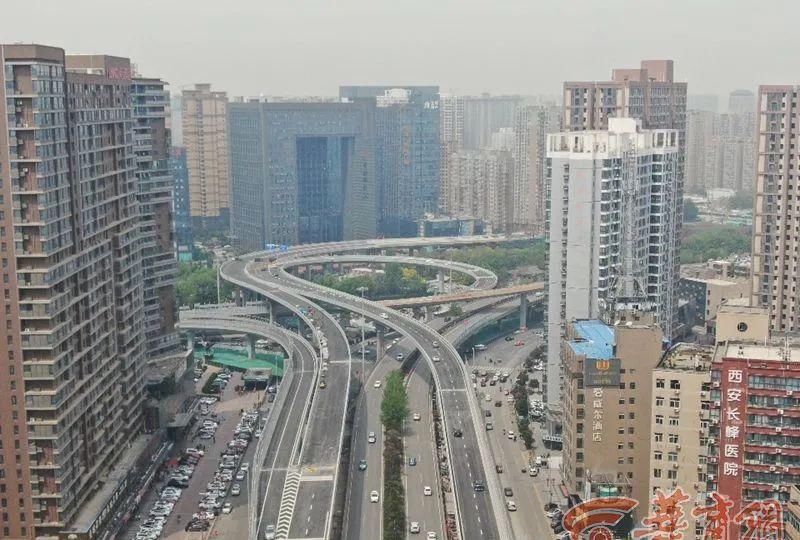  『西安』今天，西安这条路双向通车！未来上三环和绕城更快了