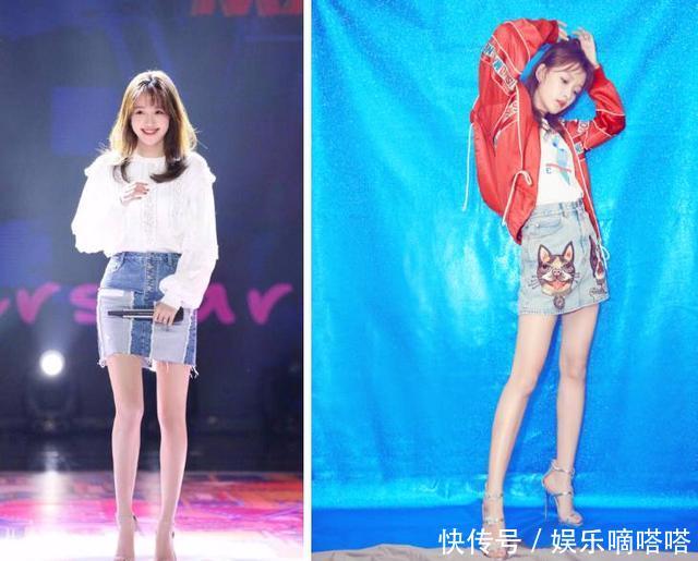 孙怡穿粉色短裙出席活动，这未修图下的大长腿可以和杨幂媲美了