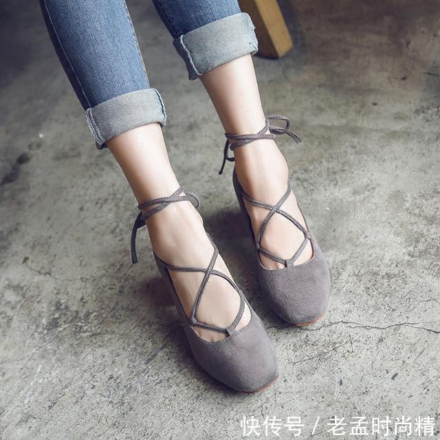  「单鞋」八双性感绑带单鞋，显瘦塑腿型，且看花式绑带如何撩动你的心弦