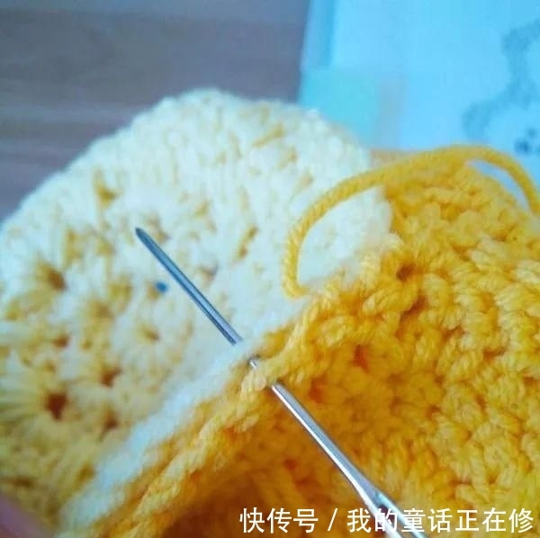 非洲:初学者也可以学习! 毛线编织钩针非洲菊花形鲸(附图)