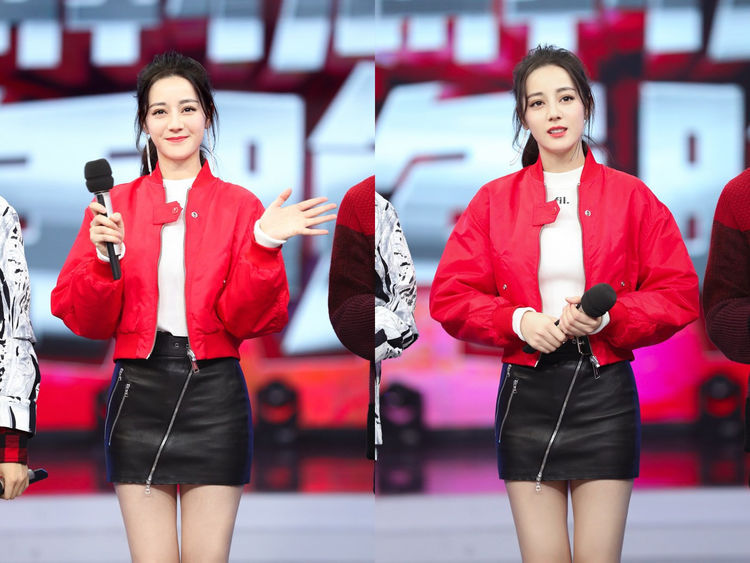 迪丽热巴未精修照片流出，头戴皇冠美到不敢认，网友：是女王本人