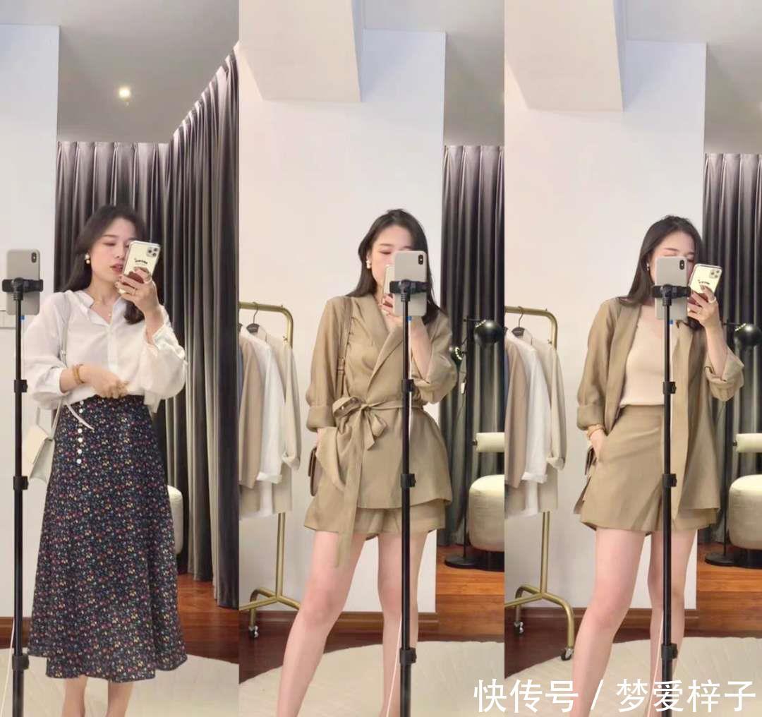「那种」直播间真人穿搭,时尚又高级,一衣多穿真好看,怪不得销量那么高