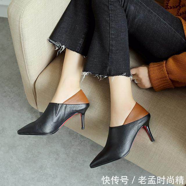  『细跟高跟鞋』怪不得一米六的闺蜜穿出女神范，原来是靠这些高跟鞋，太洋气了