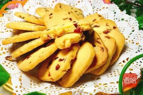  『烘焙』烘焙入门级零失败的蔓越莓饼干，酥脆香甜，一口吃上瘾