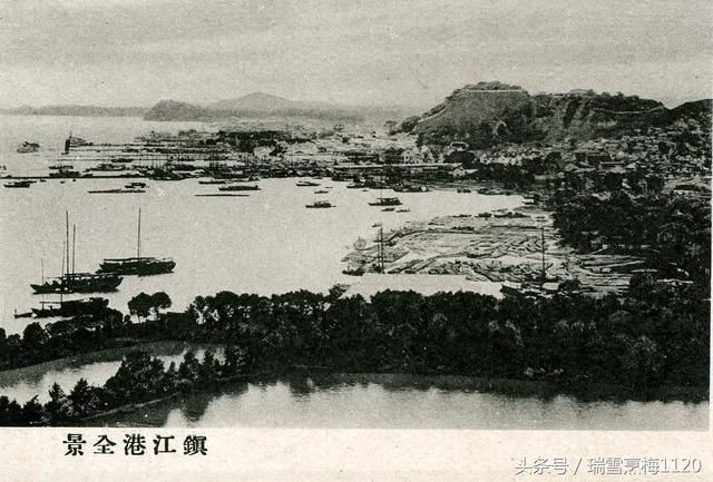 镇江老照片1930年代镇江港甘露寺金山寺