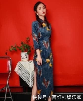  韵味：今年“旗袍风”火了，这样穿文艺又少女，尽显摩登复古韵味！