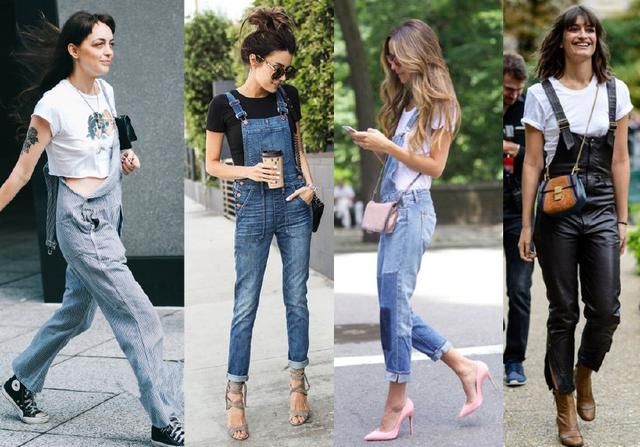 背带裤里搭什么？当然是这三件衣服啦，夏天这么穿才有范儿