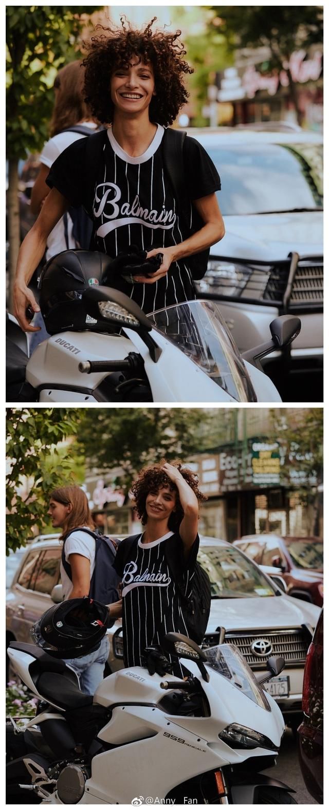 Jordan Rand机车小姐姐 穿着T恤长靴就面试了纽约时装周 酷爆了