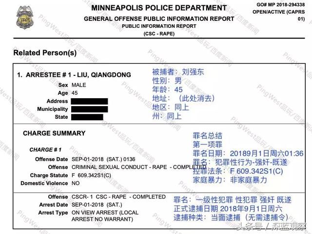 刘强东“性侵”事件时间线曝光 幕后水军全面曝光