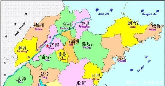 山东发展最好的五大城市，从东到西一字排开，全都是国家百强