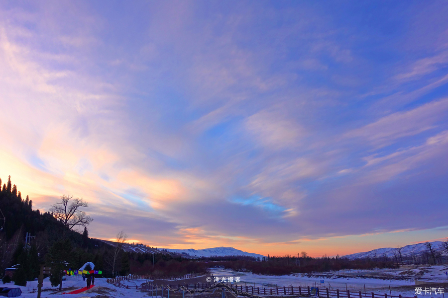 冬季新疆那拉提玩雪全攻略，水墨雪域画中游