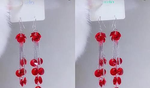 「少女」初中生最爱“流苏”耳环,“水晶”燃爆少女心,校花看了都心动