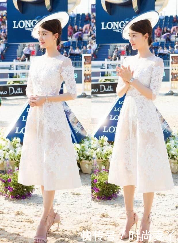 王丽坤真猛！脚踩12cm细针跟也敢出街，脚尖脚背垂成一条直线！