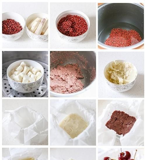  宝宝：九个月宝宝辅食食谱 香甜软糯 山药红豆糕的做法 健脾养胃又营养