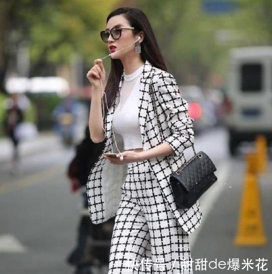  搭配■街拍气质高雅的美女，一件黑色的连衣裙，时尚魅力十足