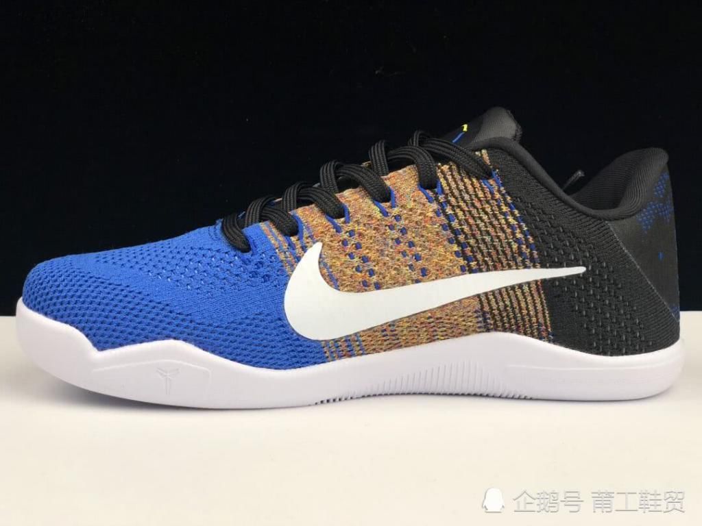  震脚|变向不减速，落地不震脚，后卫必备神鞋！耐克Kobe 11代黑蓝配色开箱