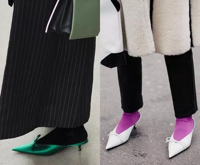 时髦办｜我的大长腿，是尖头深V穆勒鞋宠出来的！