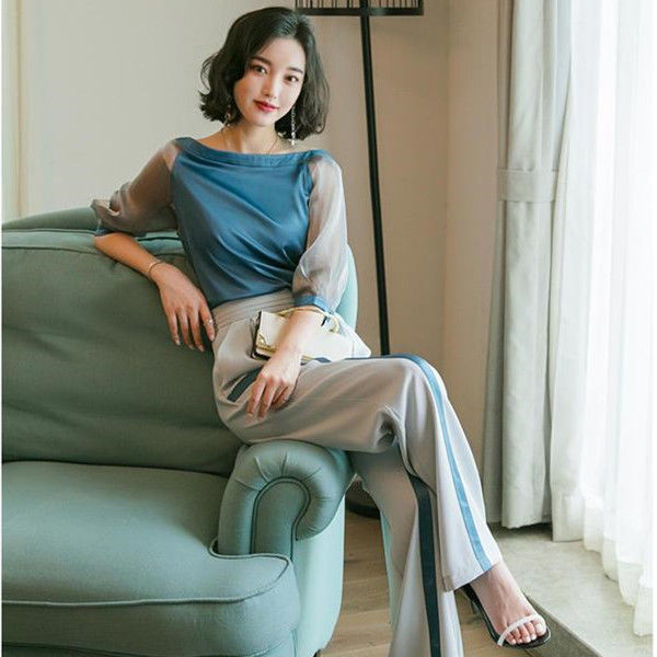 女生穿上“阔腿裤”套装，走起路来优雅知性，实在美的让人窒息