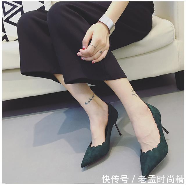  【尖头浅口女】尖头高跟鞋，轻巧平稳百搭，是上班约会不错的单品