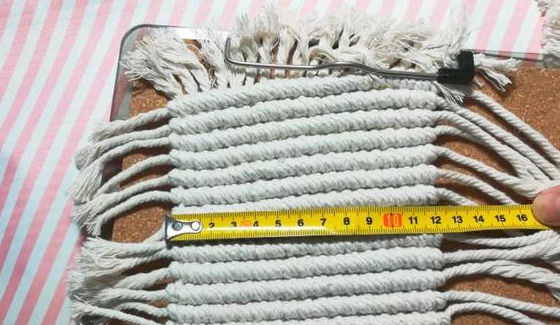『编绳』结绳编织DIY,棉绳就能编个好看又实用的杯垫,编绳附教程!