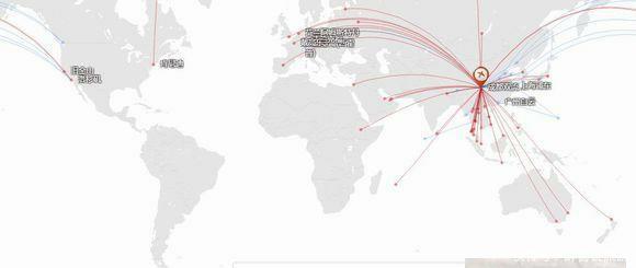 我国主要城市国际直飞航线排名：谁才是真正的国际航空港