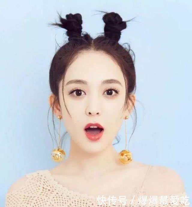  『高丸子』这个时候丸子头成了女孩们的首选 轻松搞定的慵懒发型