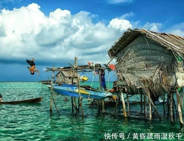 最后的海洋游牧民族,8岁就会出海捕鱼,能在海底自由行走