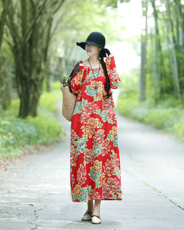 终于到秋天了,出门穿这棉麻装+平鞋,迷人好看,同事见了也想买