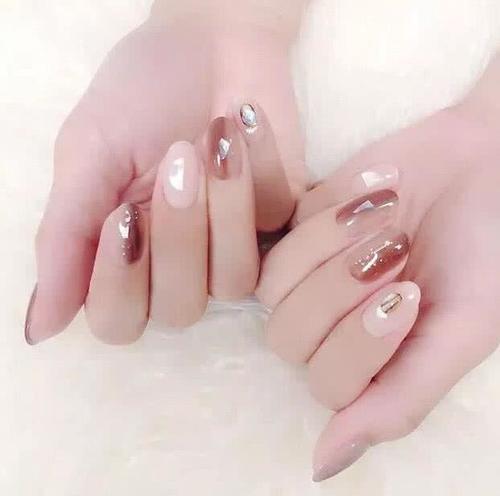 秋冬适合小黑手的美甲,温柔又有气质,网友:手怎么可以这么好看