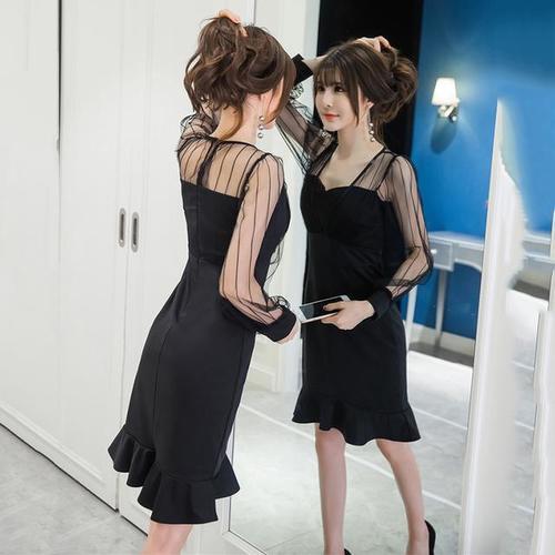 包臀裙大方时尚又不显夸张，显瘦遮肉尽显曼妙曲线