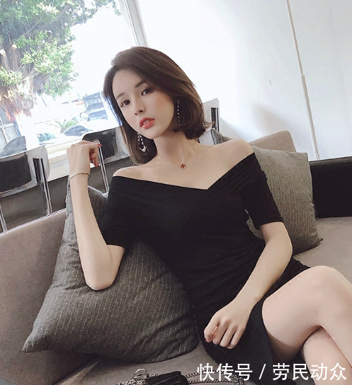 时尚美女街拍,图二是水桶腰,图五的锁骨为什么长这个样子