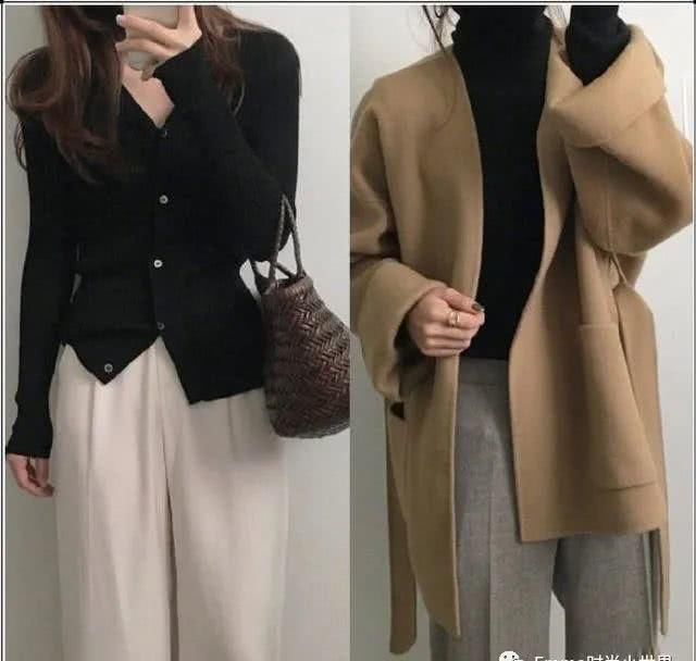  [针织]春天的通勤装试试这4种颜色，文艺风格的轻熟女形象呼之欲出