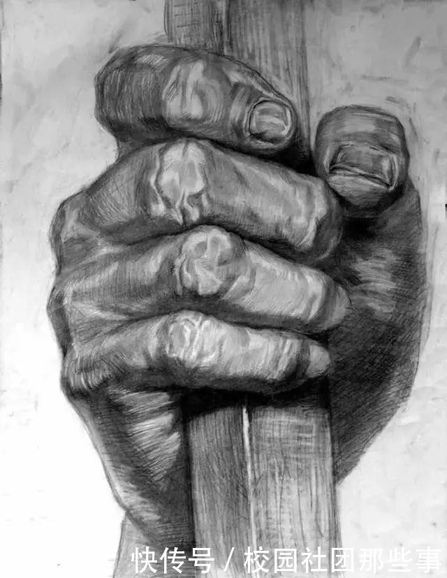  [素描]素描｜360度手部素描干货，值得你收藏！