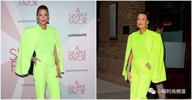 难懂的时尚！这些萤光绿、泼墨装、茄子装只有女神们才能不搞砸