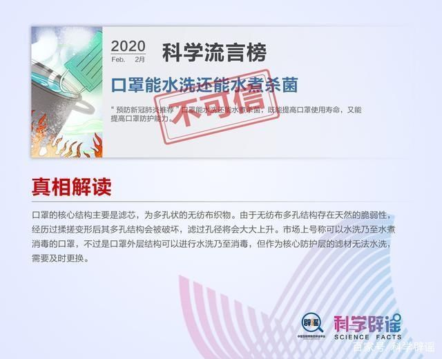 联合■科学辟谣与中国互联网联合辟谣平台共同发布2月“科学”流言榜