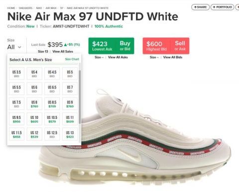  『回归』2017年爆火的UNDEFEATED x Nike AirMax97，将携三个新配色回归！