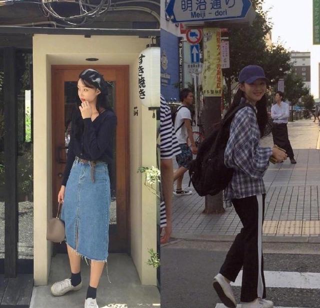 20岁到38岁女性的早秋穿搭，衬衫搭配鱼尾半身裙，气质又有女人味