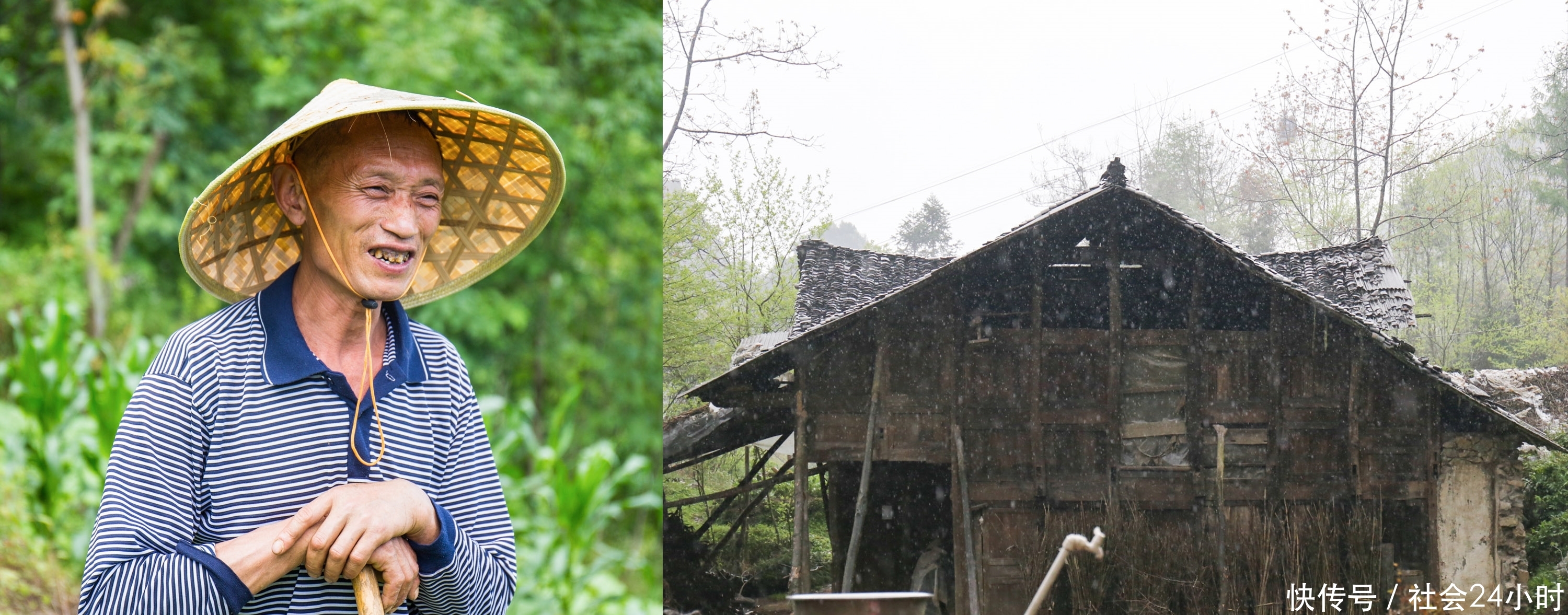 50岁背篓哥能背150斤上山 有20亩地赚40万：盼媳妇回来